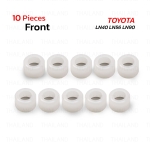 บูชปลายคันเกียร์ 10 ชิ้น สีขาว สำหรับ Toyota Hilux LN40 LN50 LN56 LN60 LN85 LN90 Pick Up